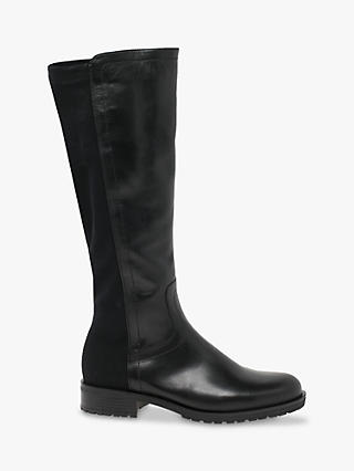Black Gabor knee-high riding boots
